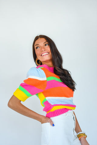 Serious Love Affair Striped Sweater