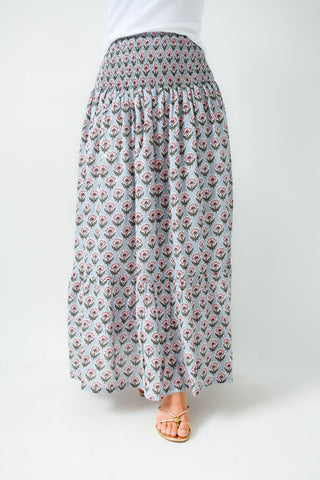 M+M Bluebell Smocked Skirt