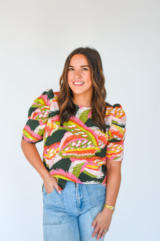Wild Wonder Printed Top