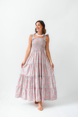 M+M Floral Fields Maxi Dress
