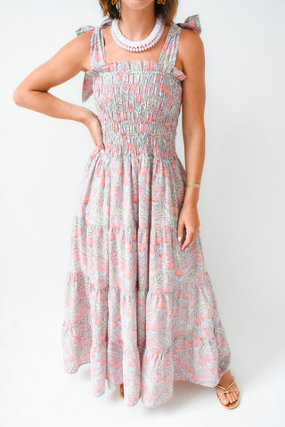 M+M Floral Fields Maxi Dress