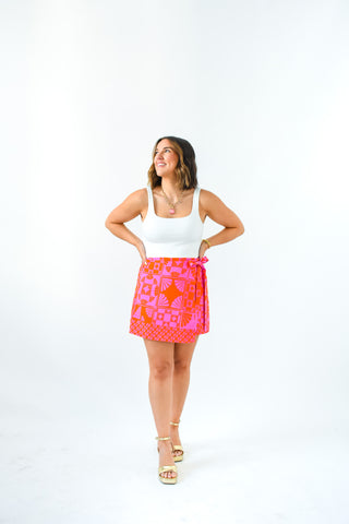 Color Me Sweet Wrap Skort