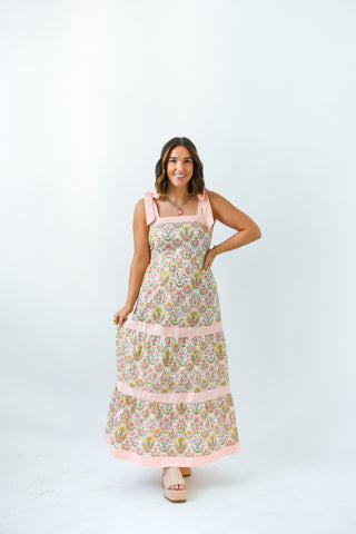 Petal Pushin' Floral Tiered Maxi Dress
