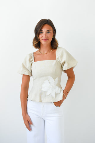 Magnolia Pearl Peplum Top