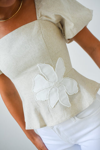 Magnolia Pearl Peplum Top
