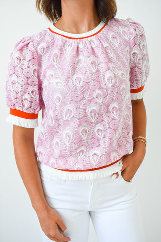 Feather Me Fancy Top