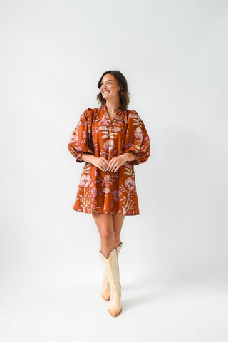 It's A Must Rust Dress