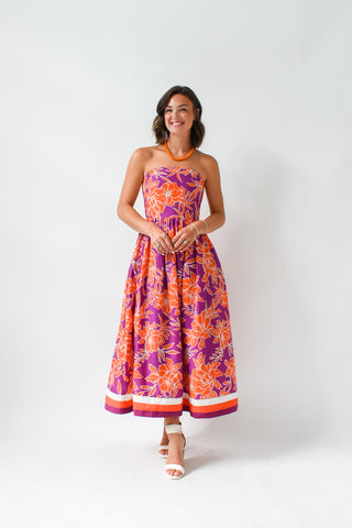 Game, Set, Bloom Midi Dress