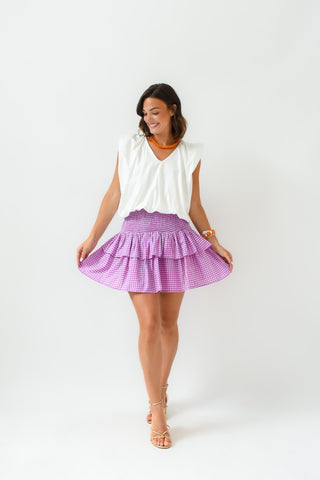 M+M Check Me Out Skirt
