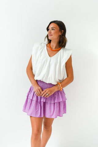 M+M Check Me Out Skirt
