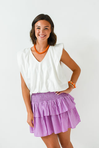 M+M Check Me Out Skirt