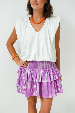 M+M Check Me Out Skirt