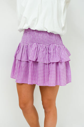 M+M Check Me Out Skirt