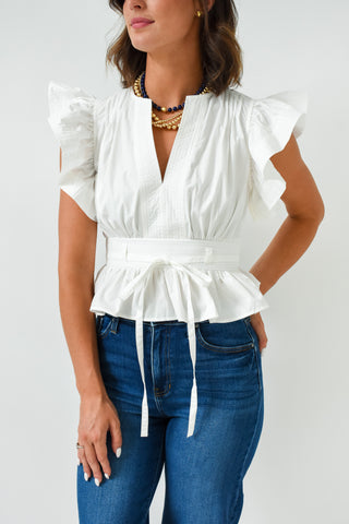 Pep In My Step Peplum Top