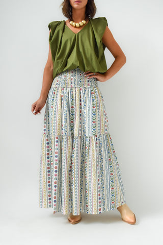 Karlie French Cottage Maxi Skirt