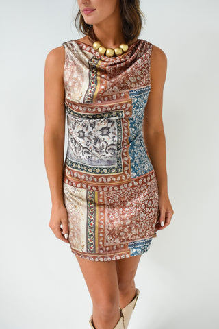 Patch Me If You Can Mini Dress