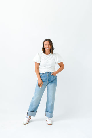 Be White Back Top