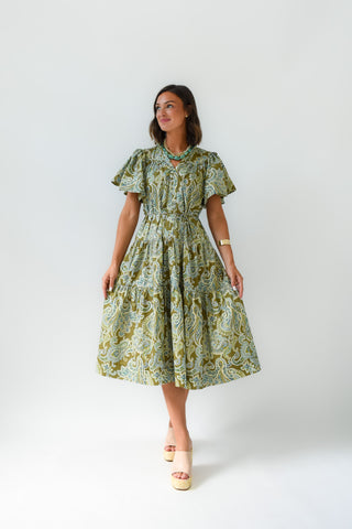 Paisley Promises Midi Dress