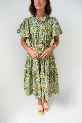 Paisley Promises Midi Dress