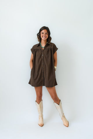 Oh Boy Corduroy Dress