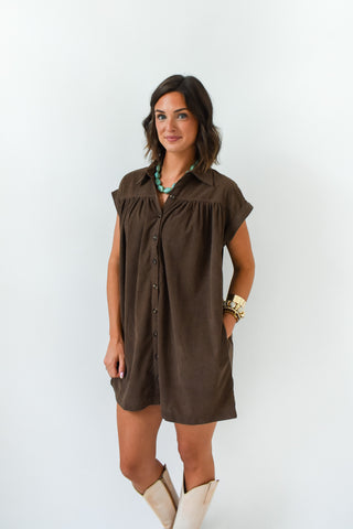 Oh Boy Corduroy Dress