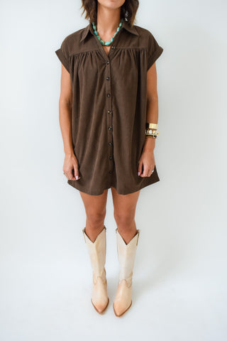 Oh Boy Corduroy Dress