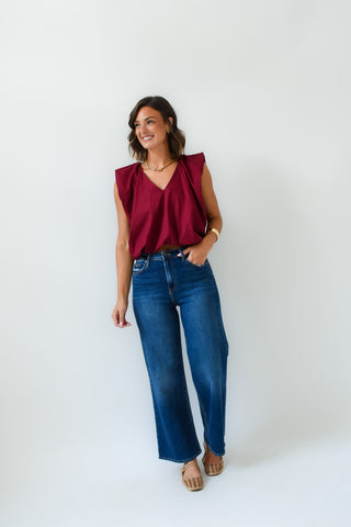 Karlie Poplin Bubble Top