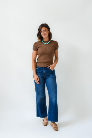 Cocoa Loco Pointelle Sweater