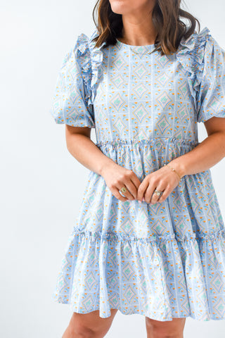 Bluebell Bliss Tiered Dress
