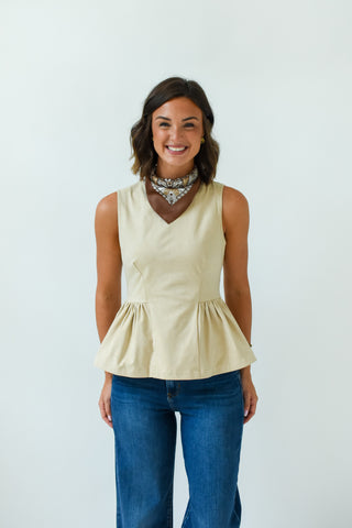 Suede With Love Peplum Top