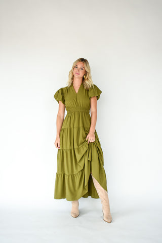 Feeling The Love Tiered Midi Dress