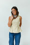 Suede With Love Peplum Top 