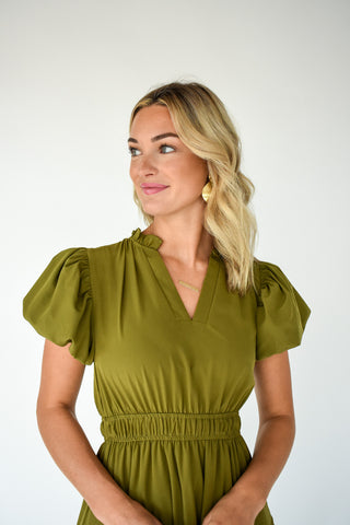 Feeling The Love Tiered Midi Dress