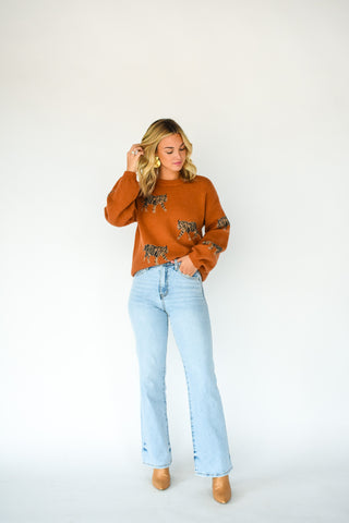 Leslie 90's Vintage Flare Jeans
