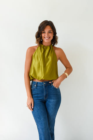 Olive The Drama Halter Top
