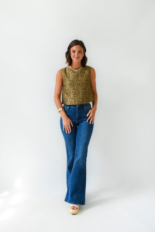 Feelin' Feline Jacquard Top