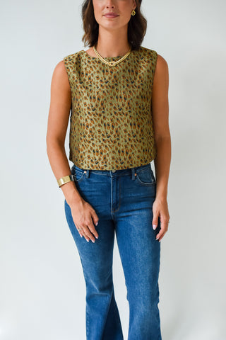 Feelin' Feline Jacquard Top