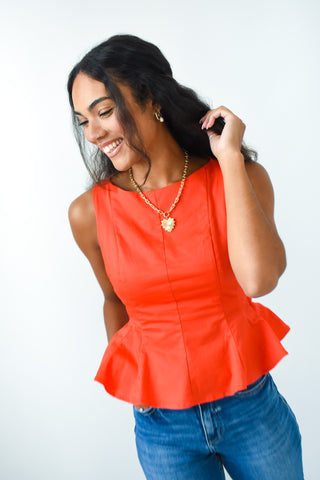Flare Affair Peplum Top