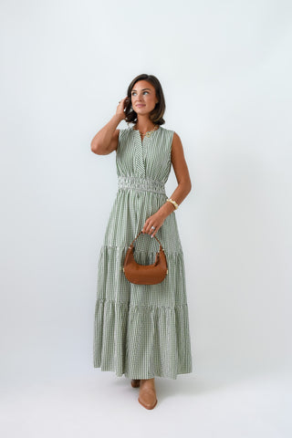Gingham Good Time Maxi Dress