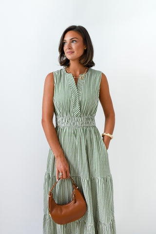 Gingham Good Time Maxi Dress
