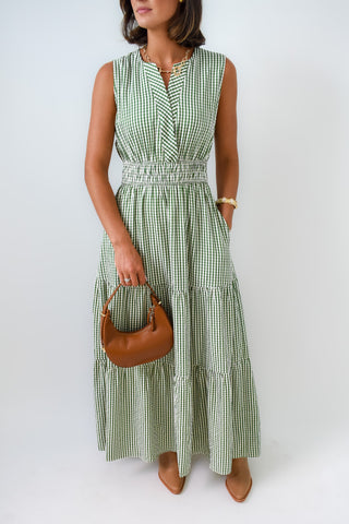 Gingham Good Time Maxi Dress