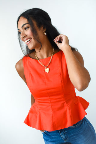 Flare Affair Peplum Top