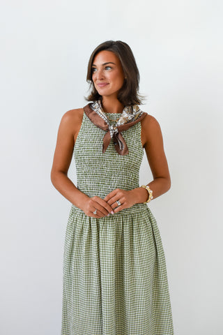 Gingham Dream Midi Dress