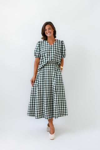 Check Please Gingham Top
