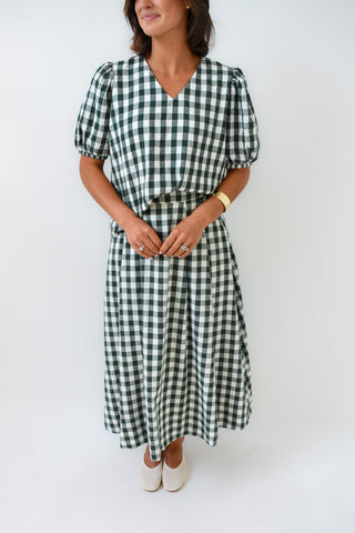Check Please Gingham Top