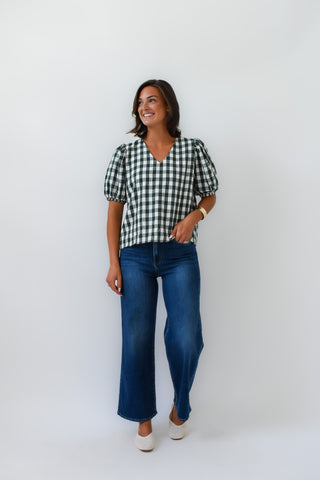 Check Please Gingham Top