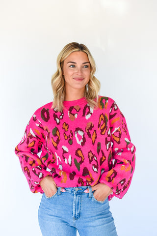 The Power of Pink Printed Sweater