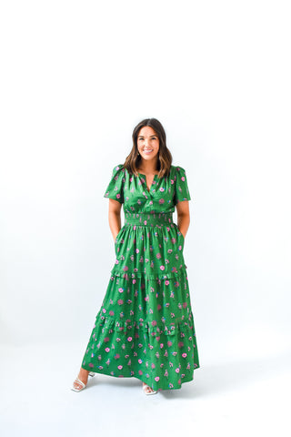 Trini Floral Tiered Maxi Dress