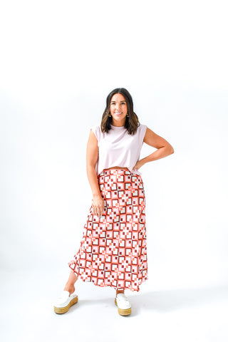 Be There Or Be Squared Slip Skirt