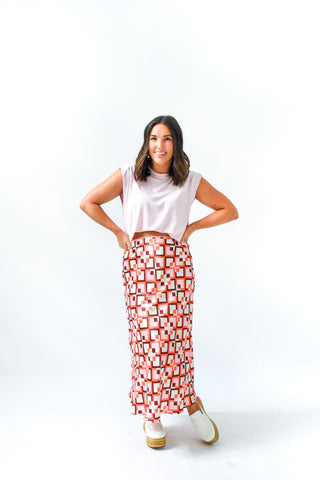 Be There Or Be Squared Slip Skirt